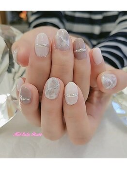 マーブルリングネイル