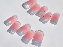 ファストネイル 府中ル・シーニュ店(FAST NAIL)/マグネット チーク グラデ 韓国