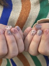 ネイル モヘ 新所沢(NAIL MOHAE)/落書きニュアンスネイル