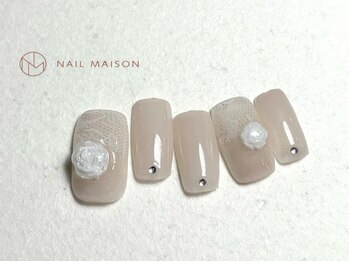ネイルメゾン 梅田(NAIL MAISON)/薔薇レース