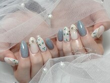 エスアンドワイ(S&Y)の雰囲気（【春ネイル】小花柄ネイル♪カラー変更可能《韓国ネイル》）