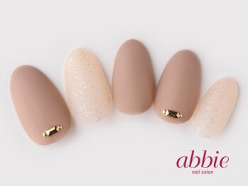 ネイルサロン アビー 宮益坂店(abbie)/ベージュマット ¥10054