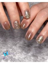 モルフォ 千駄ヶ谷(Morpho)/ちゅるんとワンカラー×ラメ