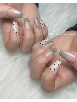 モナールアンド(MONNAL&)/キラキラ☆グラデーションネイル