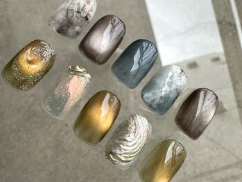 デューネイルスタジオ(dew nail studio)の写真/[当店大人気♪]ハイセンスのニュアンスネイル♪周りと差がつく指先に!!洗練されたデザインを豊富にご用意◎