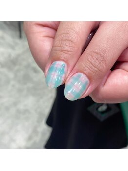 ビューティマーケット アングゥ(BEAUTY MARKET ungu)/チェックネイル