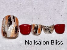 ネイルサロンブリス(nail salon Bliss)/定額FOOTシンプルアート￥5720