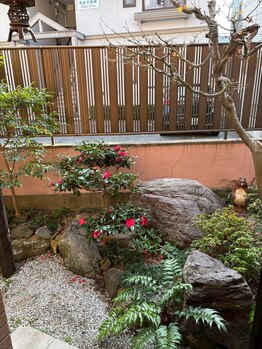 エウーゴ整骨院/お庭も素敵なんです☆