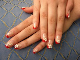 ３Dフラワーフレンチ