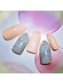 アルファ ネイルズ(ALPHA NAILS) たらしこみフラワーネイル