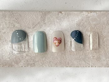 カラ ネイル 中津店(calla nail)/パンジーネイル♪