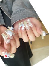 ネイル ドゥ 岡山駅前店(Nail Doux)/３Dキャラクターネイル