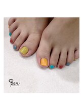 ネイルアトリエ ボン(nail atelier bon)/フットシェラックネイル