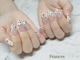 フレンチ＆カラフルストーン