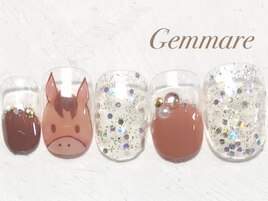 2026馬干支イベントネイル