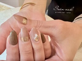 ワンポイントキラキラ