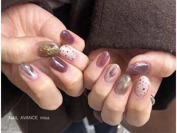 ネイル アヴァンス あべのルシアス店(Nail AVANCE.)/ニュアンス 松村