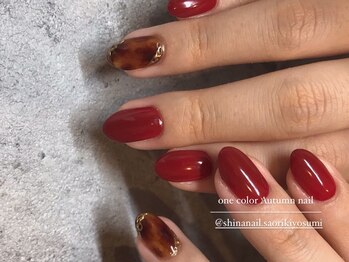 シナネイル 清澄白河店(SHINA NAIL)/べっ甲ネイル♪