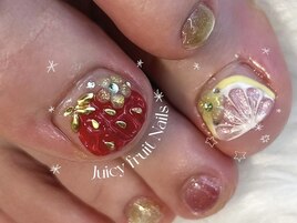 フルーツフットネイル