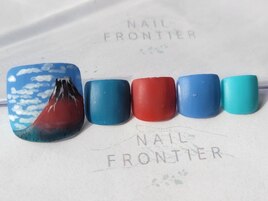 F手描き富士山ネイル8980円～