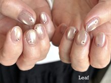 リーフ(Leaf)/押し花ネイル