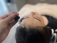 アリーザヘッドスパ オオサカ(aleeza Head Spa Osaka)/オイルの力で毛穴汚れを洗浄。