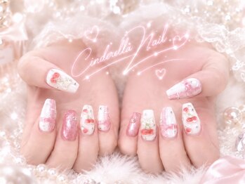 シンデレラネイル(CINDERELLA NAIL)/長さだし/つけ放題/チップ/M