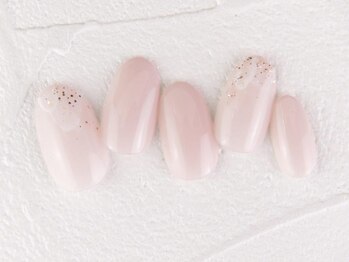 ナル バイ ネイルブレイク(Nalu by Nail Break)/上品ピンク×花