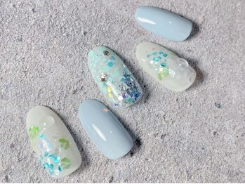 シェリーネイル(Cherie Nail)/アジサイネイル♪