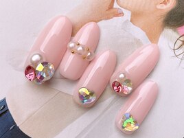 キラキラガーリーネイル♪￥6980