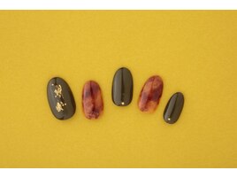 秋色ネイル