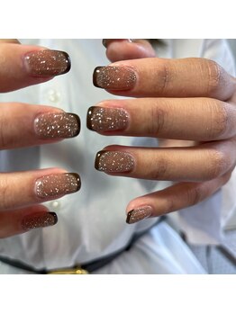 プリュネ(Prune)/フラッシュ/フレンチ/ブラウン