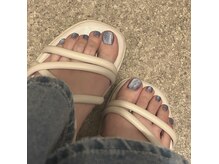 フロックス ネイル(phlox nail)の雰囲気（フットでもマグネットはおすすめです◎）