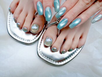 ピース(PEACE)/マグネットネイル ミラーネイル