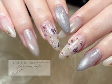 フユメイト(fuyumate)/春ネイルビオラデザイン