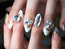 3D NAIL ART×フレンチ