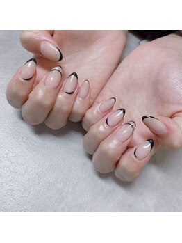 プラス デ ネイル(+ de nail)/ハンド☆フレンチ　６,050円