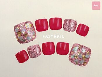 ファストネイル ららぽーと海老名店(FAST NAIL)/春フット 7,370円 【12110】