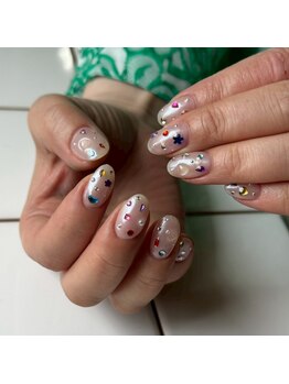 colorful nail