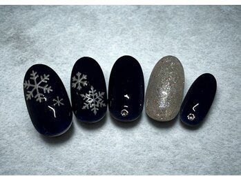 アポロランド ルーナ/冬ネイル