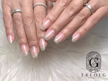上品ラメフレンチ