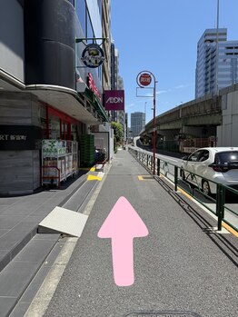 キュートレ 新富町 築地店(Cuetre)/道案内3
