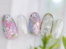 紫陽花ネイル☆6600円
