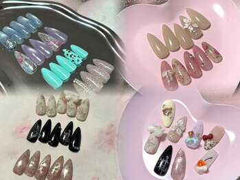 ホホコネイル 大宮(HOHOKO NAIL)の写真/デザインで迷う方におすすめ★多ジャンルなサンプル多数！色変更も可能！
