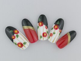 大人和柄ネイル