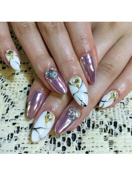 プライベートサロンアリュール(Private Salon Allure)/大理石ネイル