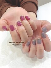 プライベート ネイルサロン マーマ(murmur)/ちぐはぐニュアンス