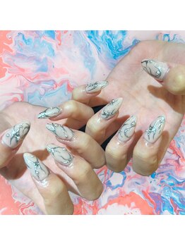 アヤネイルズ アンド アイラッシュ(AYA NAILZ.＆Eyelash)/GELIP150mins.アートコース