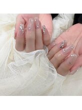 エスパルティール(Spartir)/上品クリスタルビジューネイル