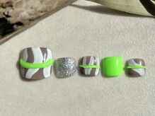 オル('olu)/フットネイル/ネオンカラー